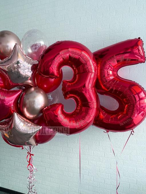 Набор шаров на юбилей 35 лет