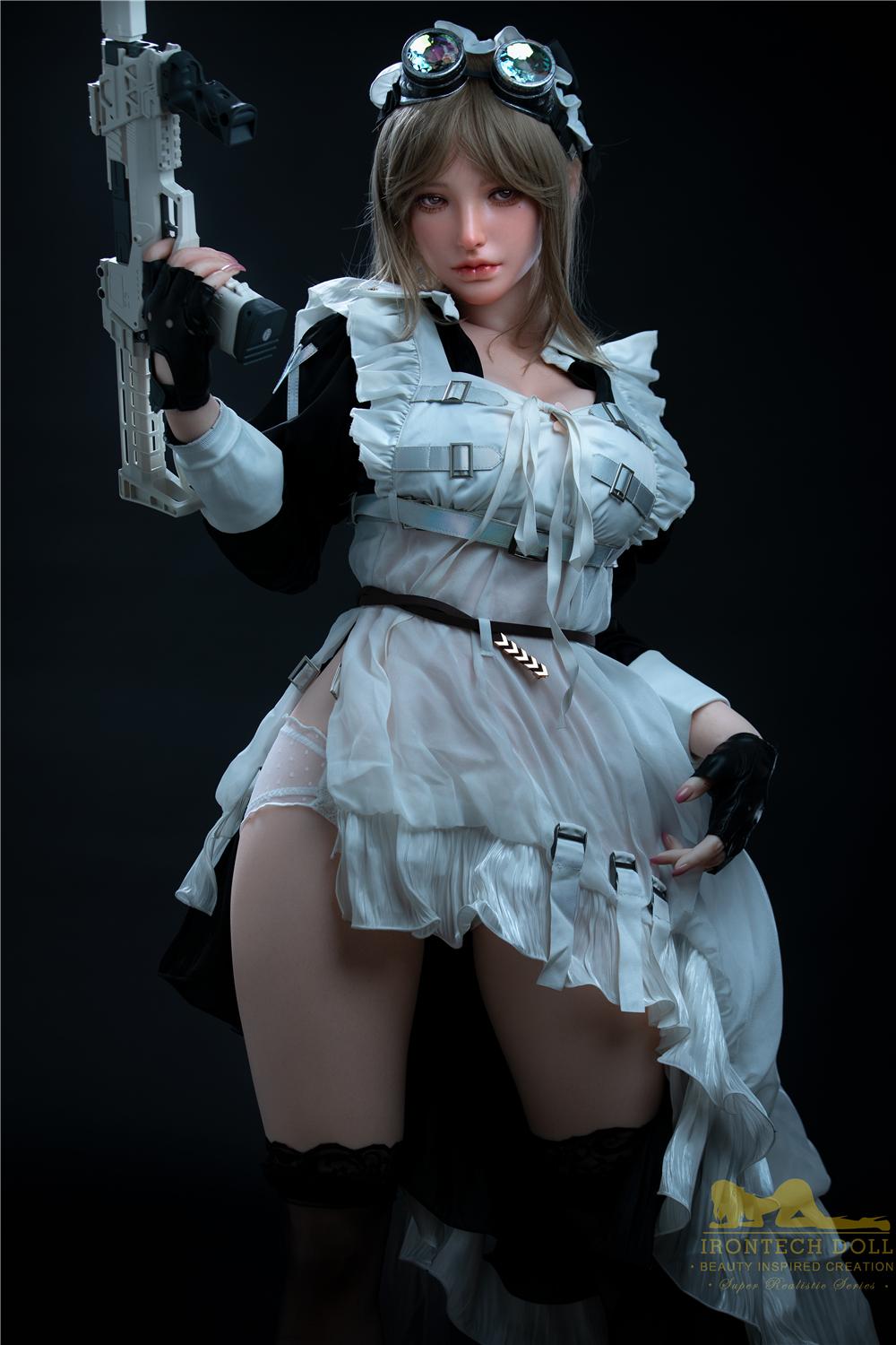 Реалистичная силиконовая / ТПЕ секс кукла  irontech doll 165 см - Eva