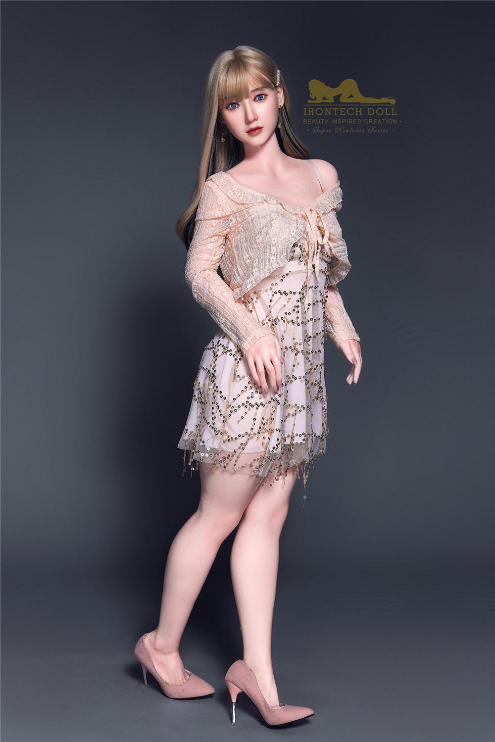 Реалистичная силиконовая / ТПЕ секс кукла  irontech doll 152 см - Candy