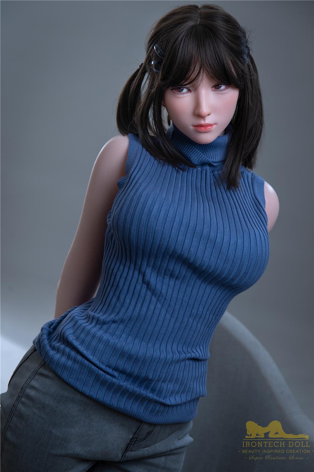 Реалистичная силиконовая/ТПЕ секс кукла irontech doll 166 см - Miyuki