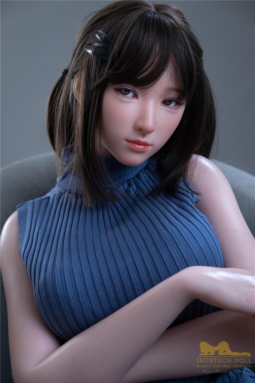 Реалистичная силиконовая/ТПЕ секс кукла irontech doll 166 см - Miyuki