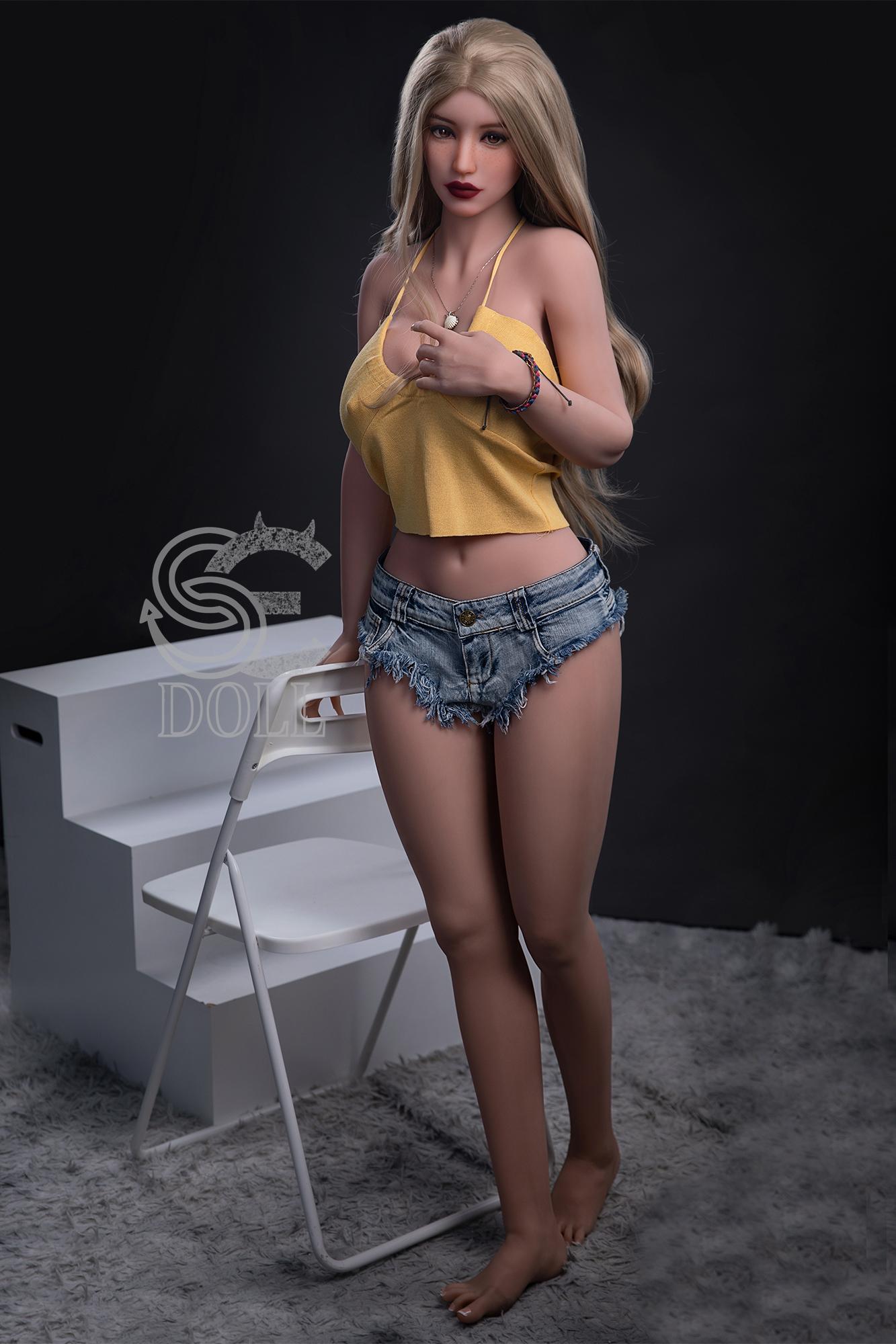 Реалистичная секс кукла SE Doll из ТПЕ 161 см - Amelia