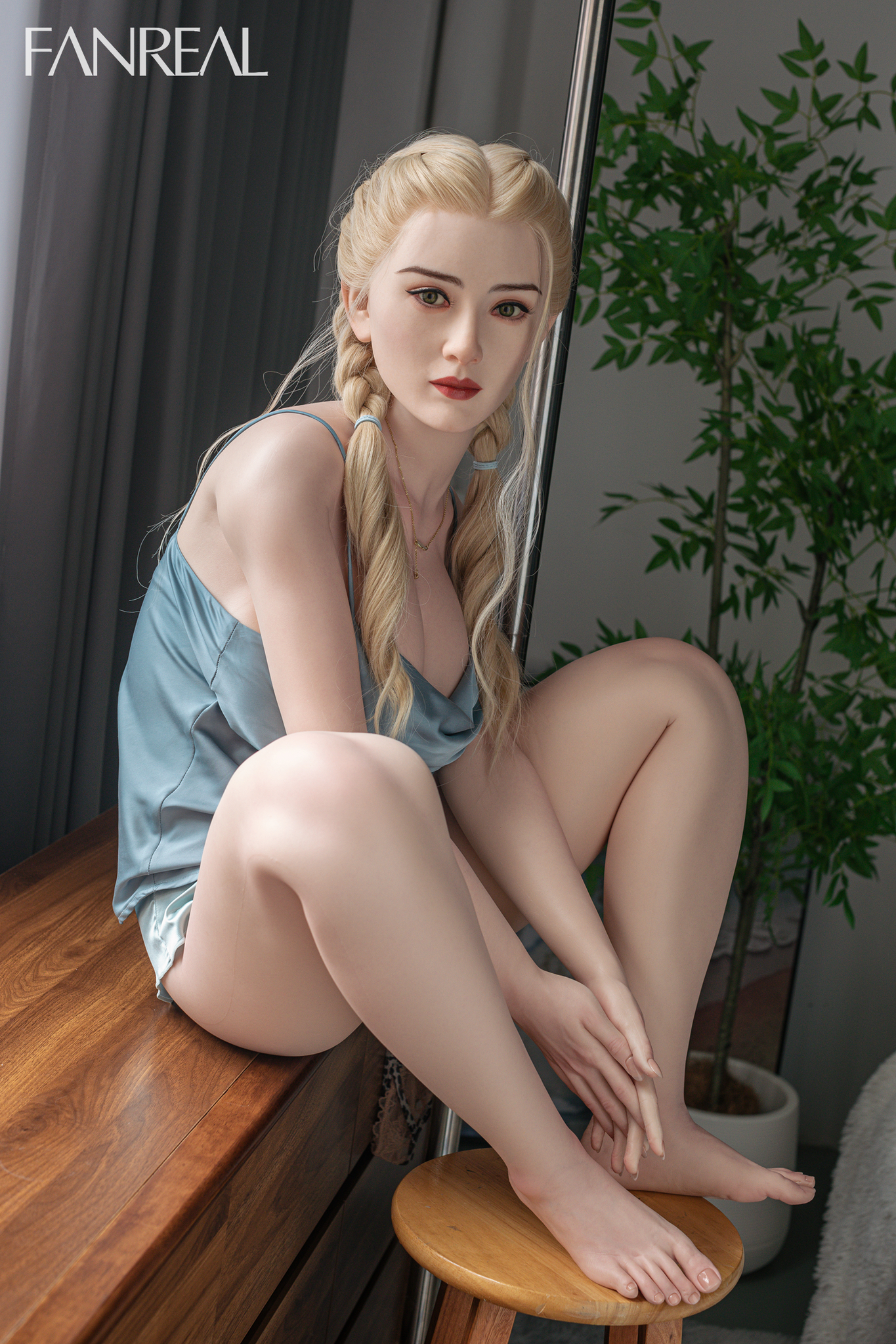 Реалистичная силиконовая секс кукла Fanreal doll 159 см - Ling
