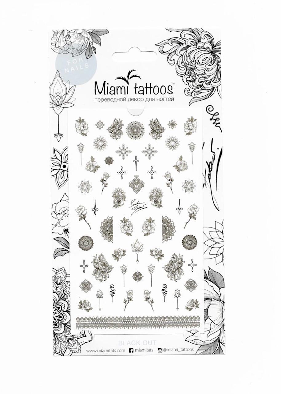 Black Out Nail Tattoos