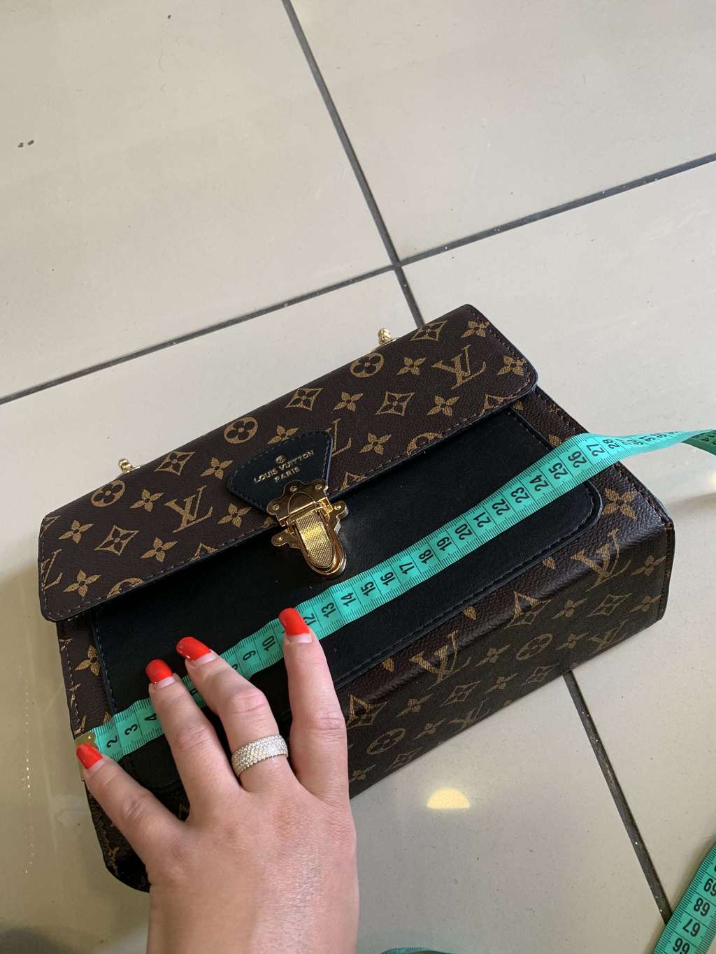 ᐉ Сумка, копия Louis Vuitton, коричневая, скидка 20% | Luckystyle