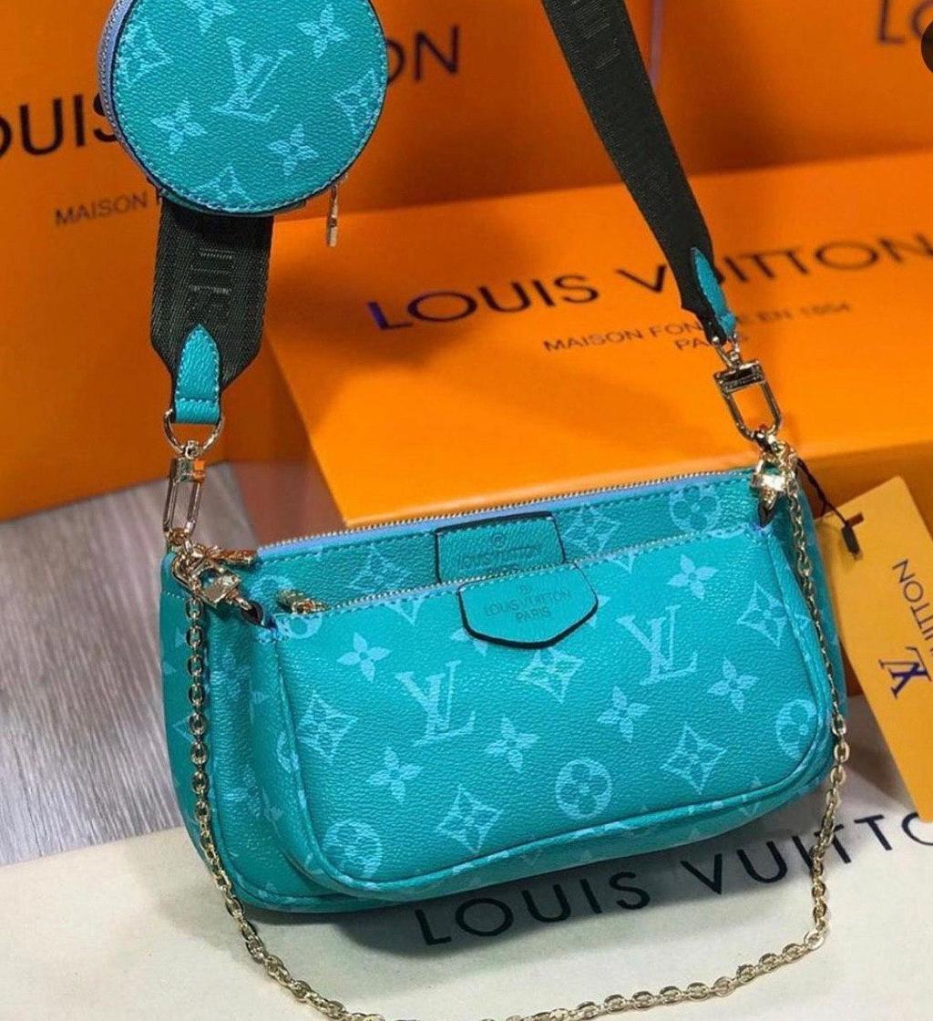 Luxe LV MultiPochette turquoise берюза 51202