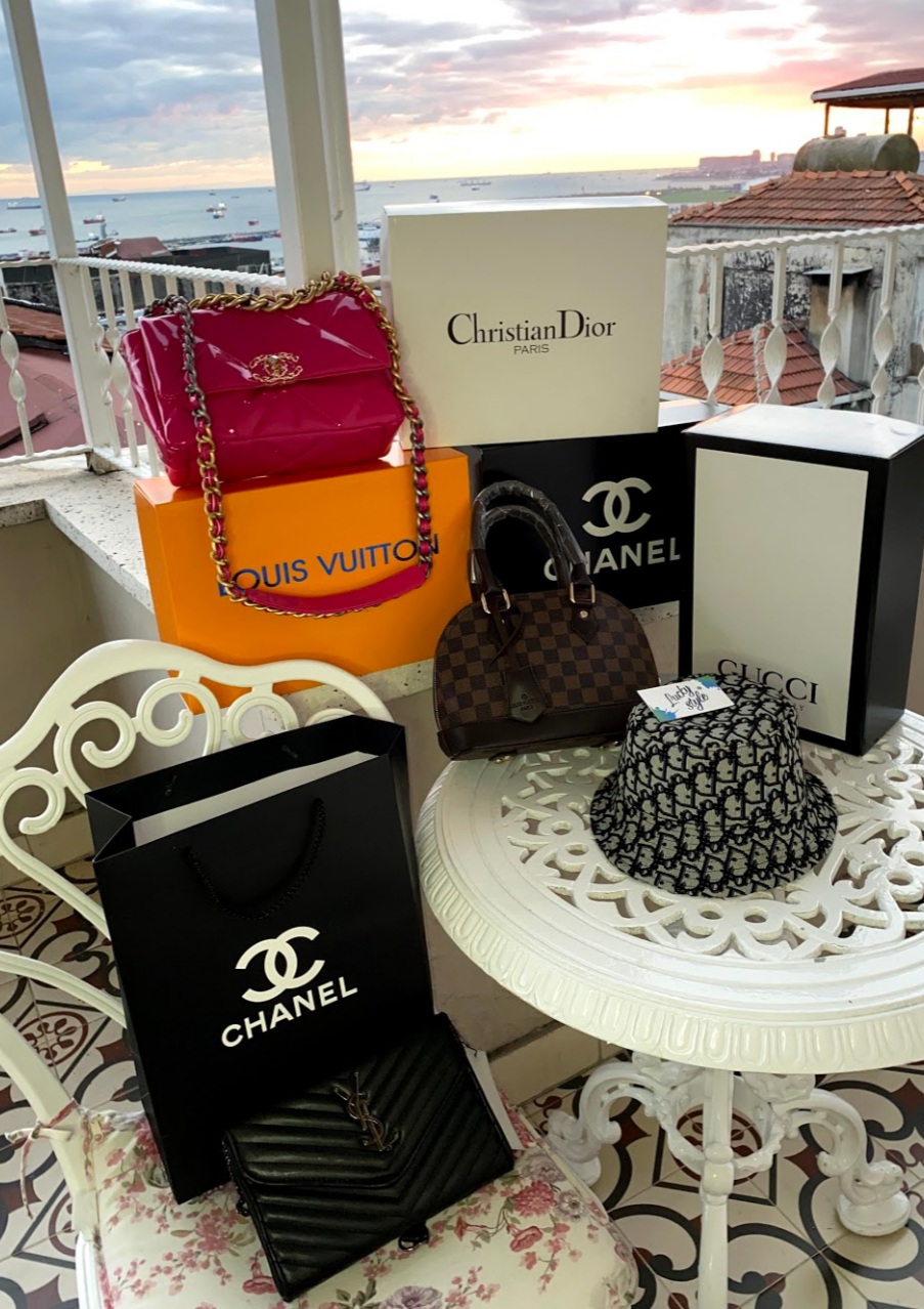 Пакет чёрный Chanel маленький 60049