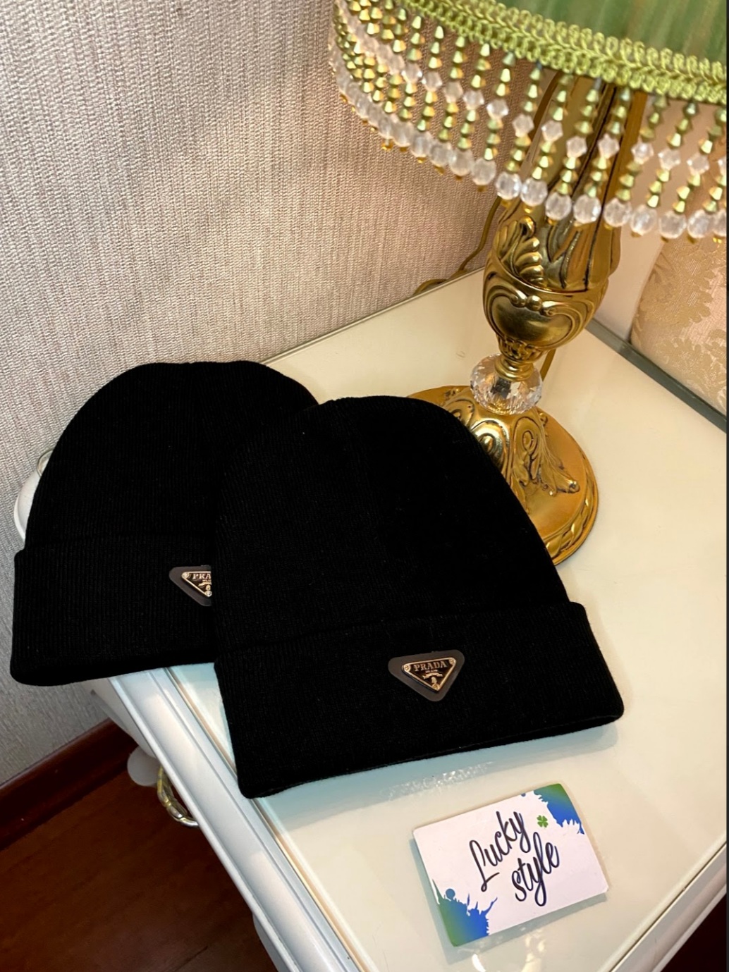 Шапка Prada black 60057