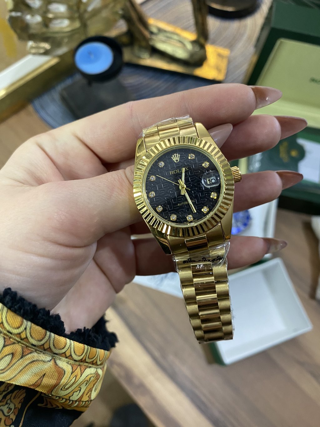 Девайс  Yellow gold black eye mini + коробка стандарт 1011