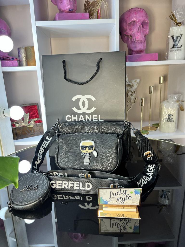Karl Lagerfeld сумка мультипушет 3 в 1 1010101