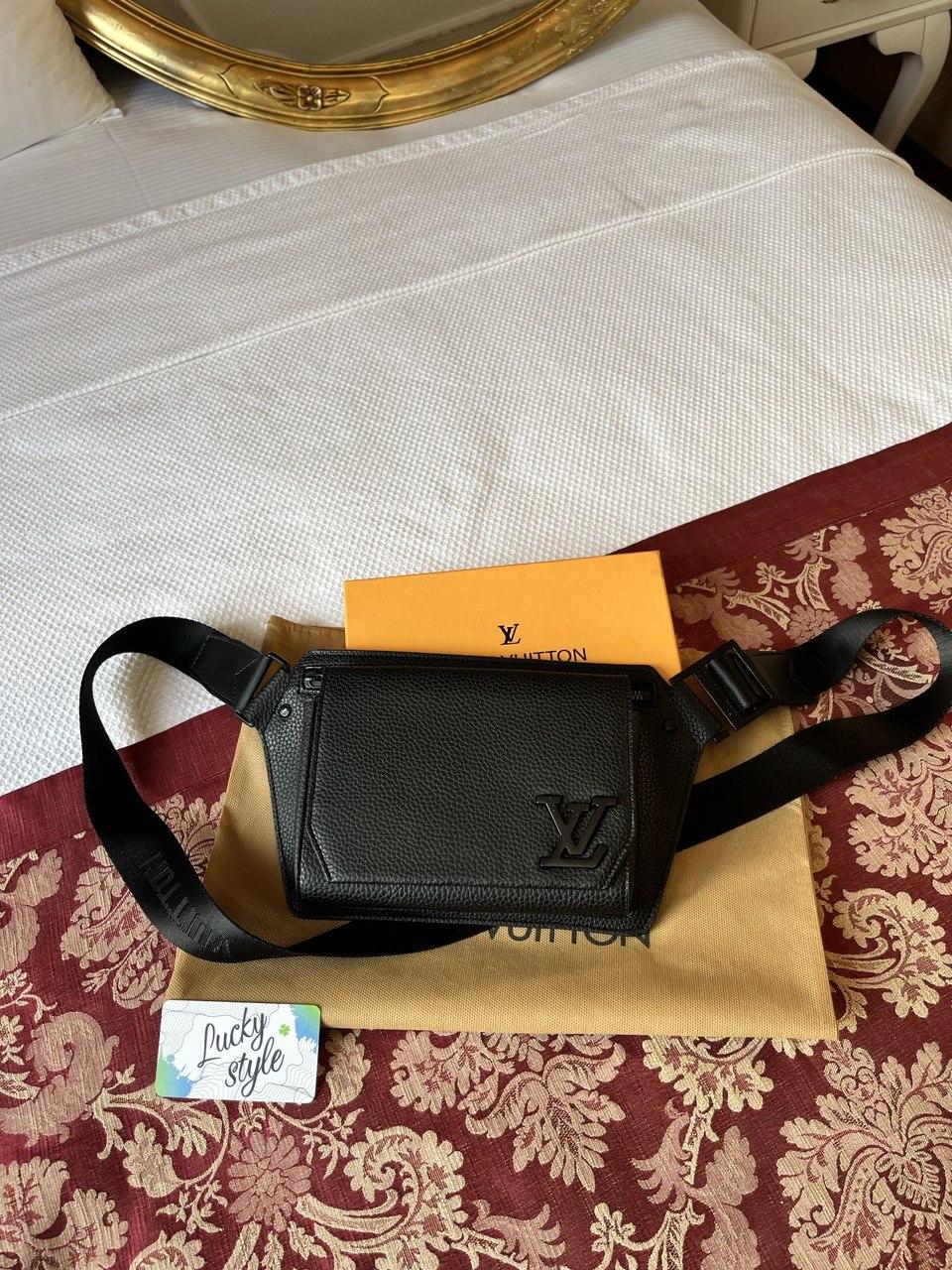 Lv black sling bag on sale