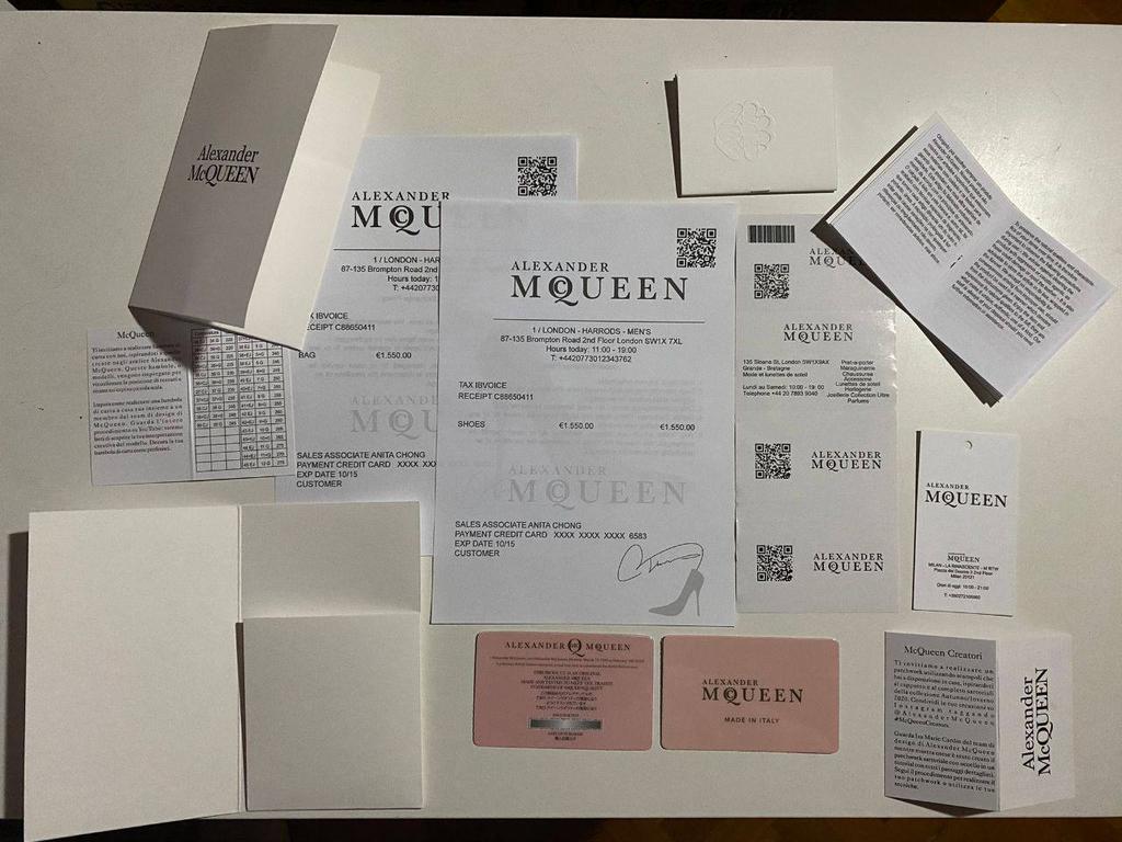 Документы Alexander MQUEEN 521421