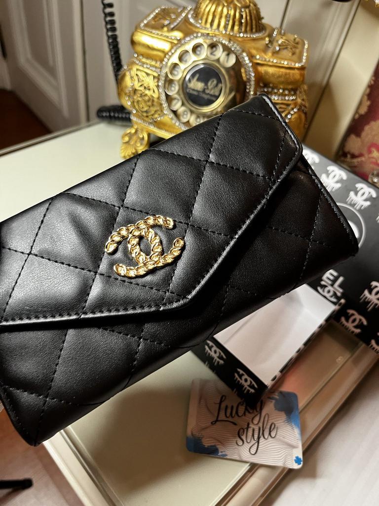 Chanel черный  кошелек для женщин trend 455214