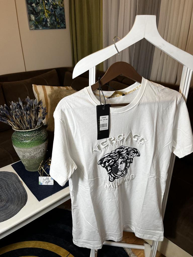 Футболка Versace белая L 241412