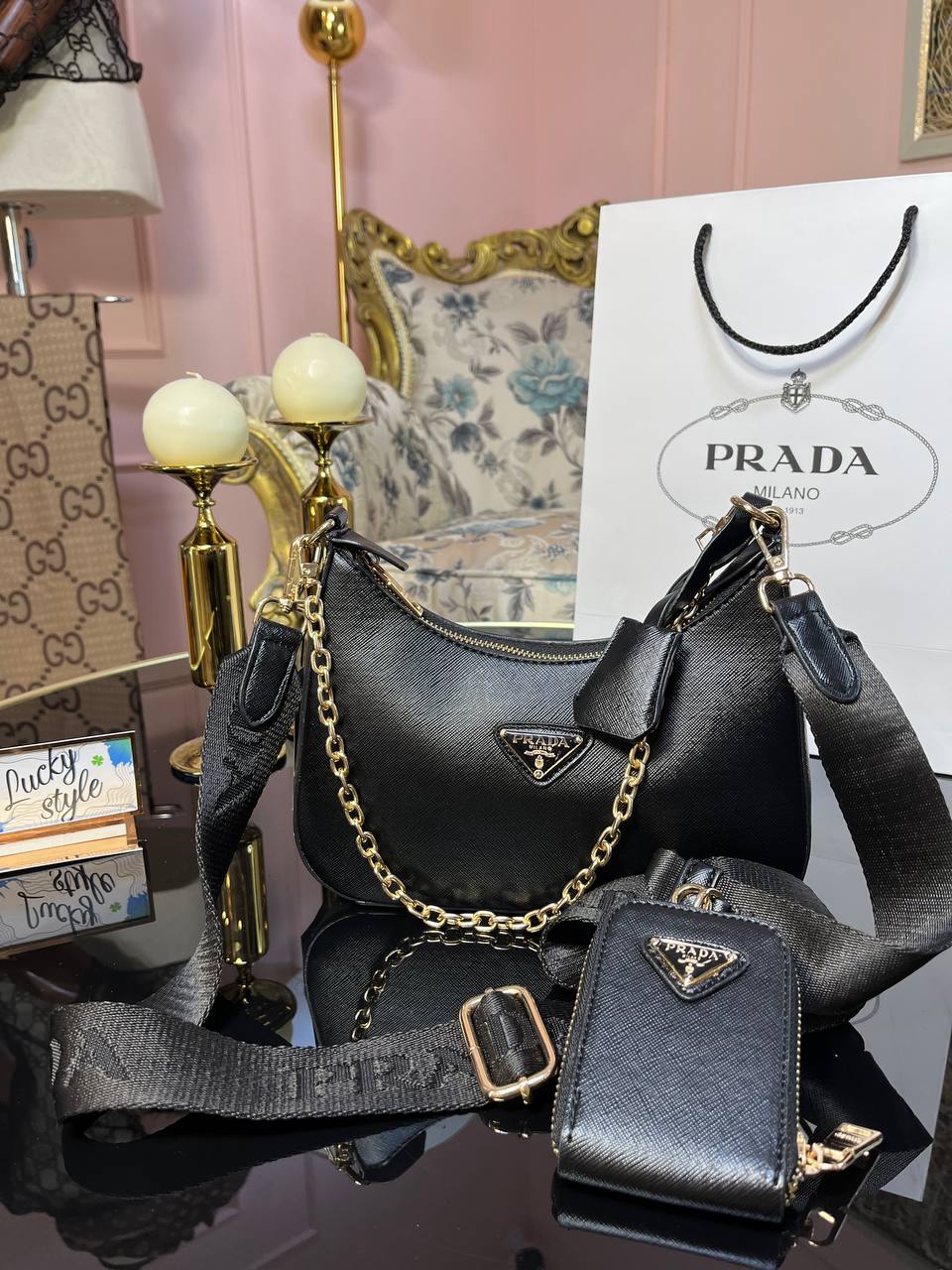 PRADA  SAFFIANO (RE-EDITION) new 52311
