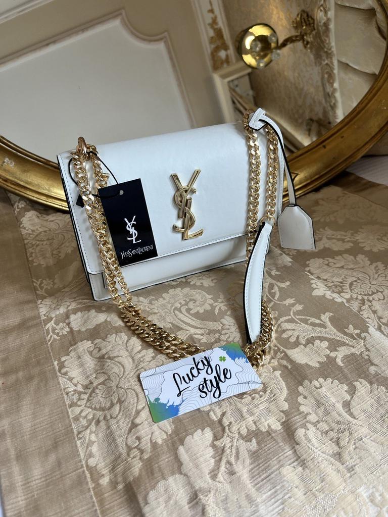 YSl Saint Laurent Sunset белая золото 4331526