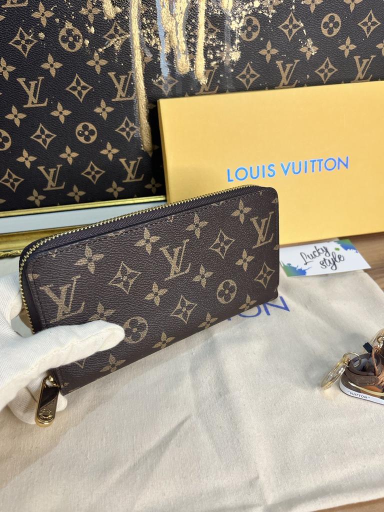Louis Vuitton Zippy Wallet натуральная кожа монограм  2234124412