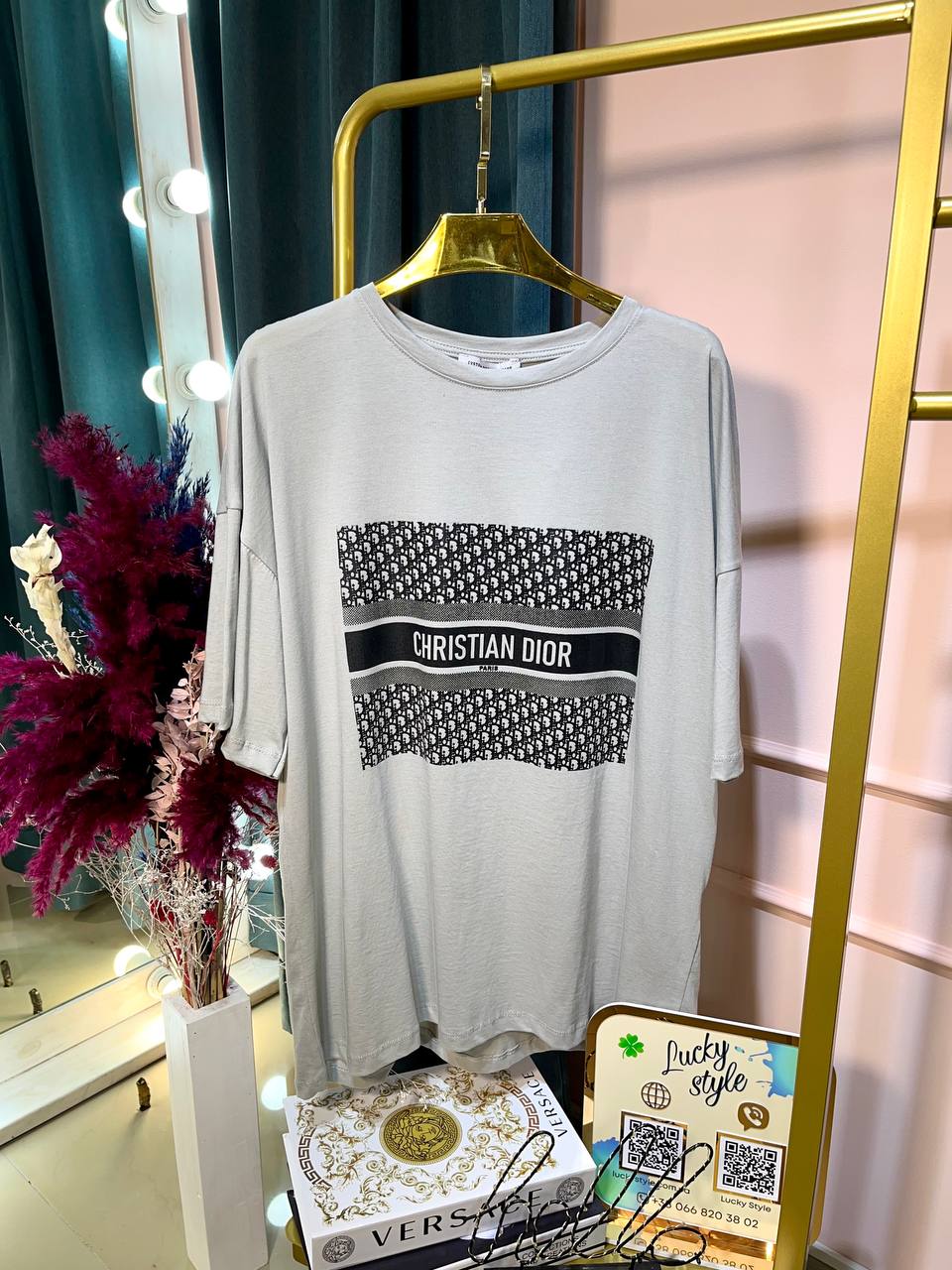 Футболка Dior grey 77251235