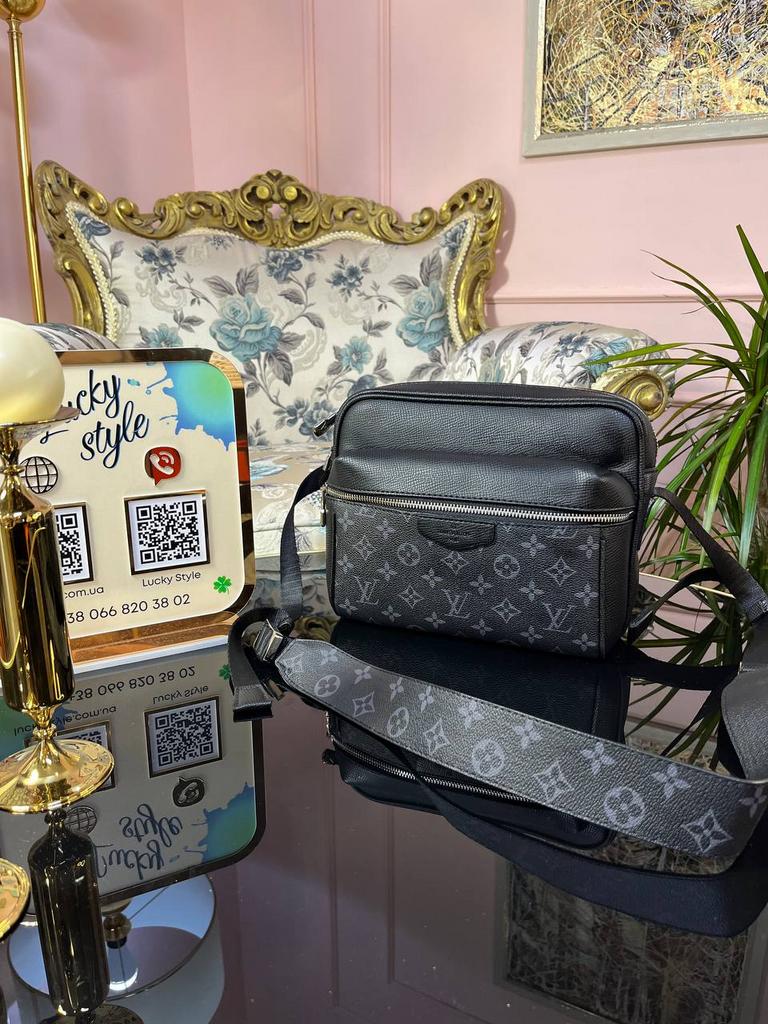 Мессенджер поясная сумка Outdoor LV big серый монограмм 5512361623