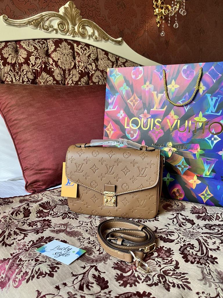 Сумка женская metis Louis Vuitton mono brown 442151