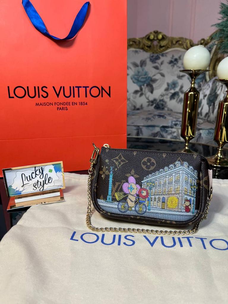 Сумка клатч Louis Vuitton натуральная кожа 153145