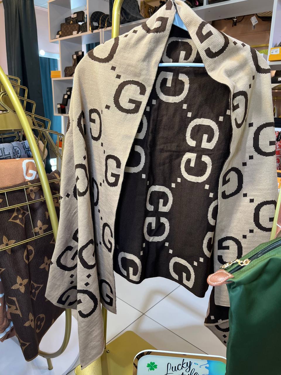 Шарф двухсторонний Гучи 42366