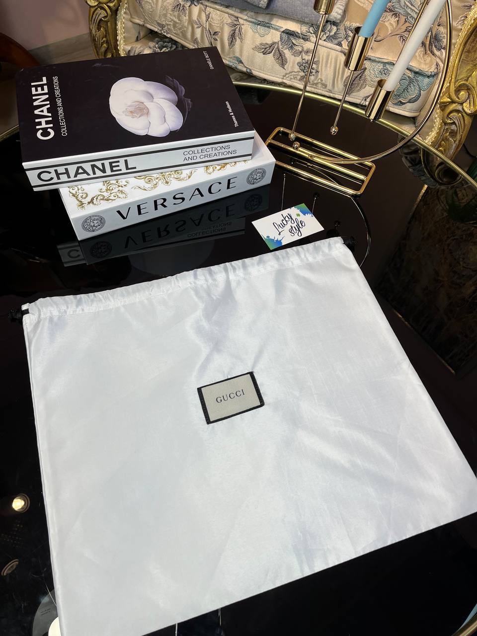 Пыльник люкс Гучи маленький 42475378