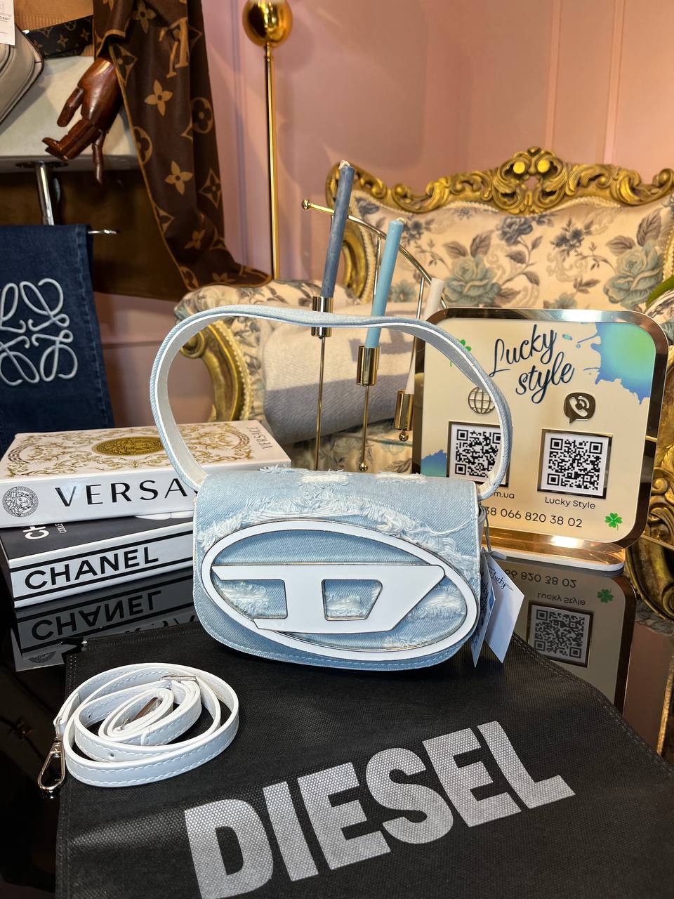 Сумка Diesel Jeans светлая 536834