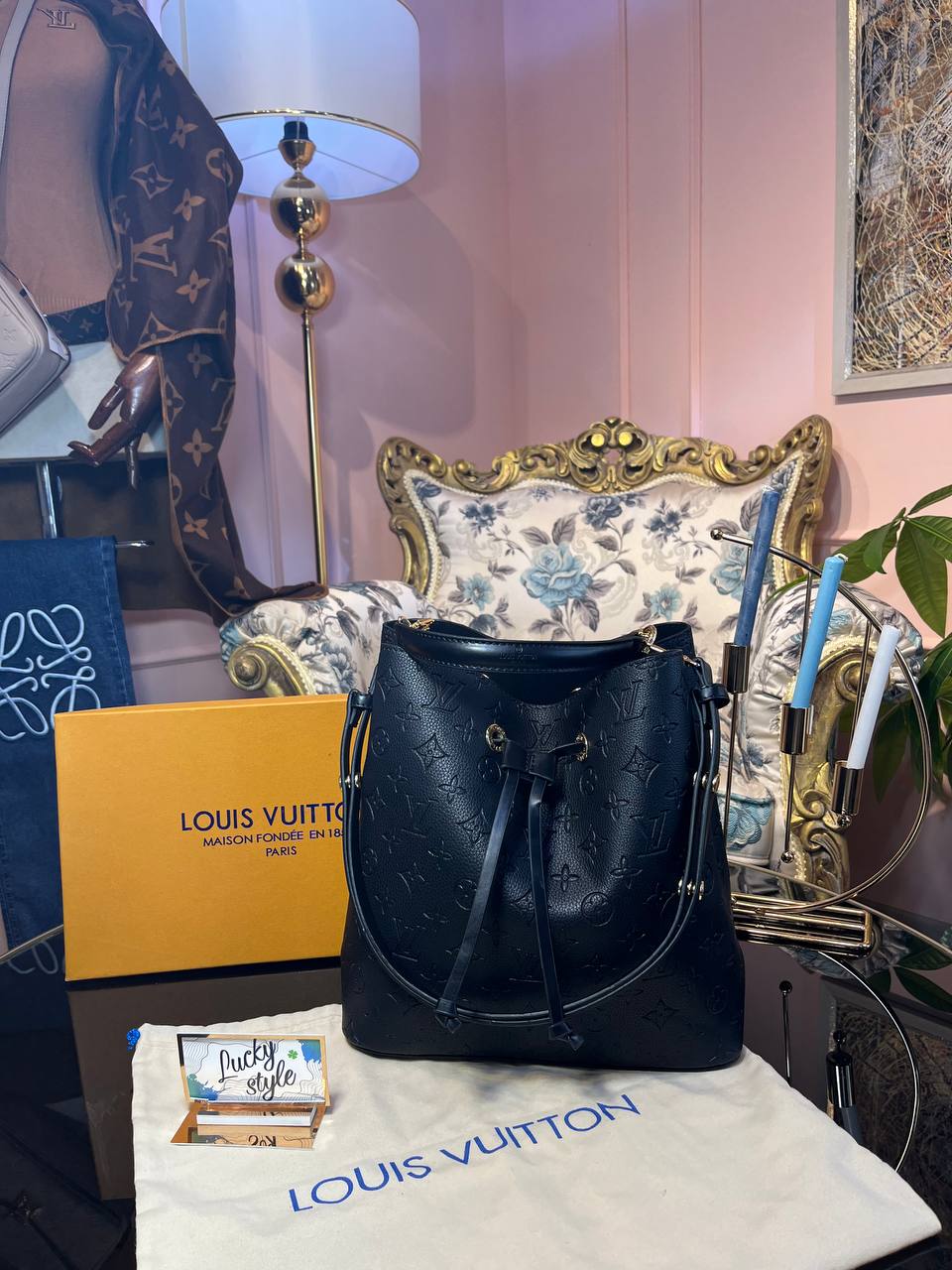 Сумка Louis Vuitton NeoNoe чёрная 6463612