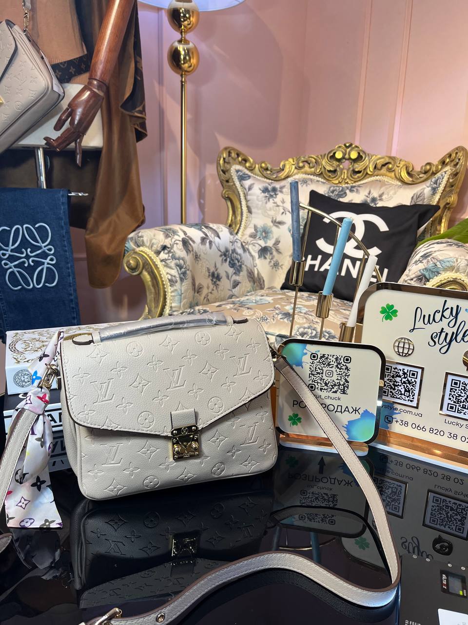 Сумка Louis Vuitton Metis бежевая 811245