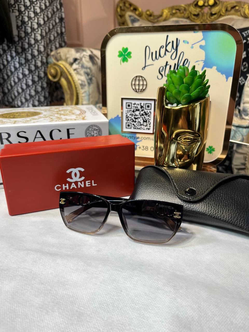 Очки Chanel + премиум чехол 955842