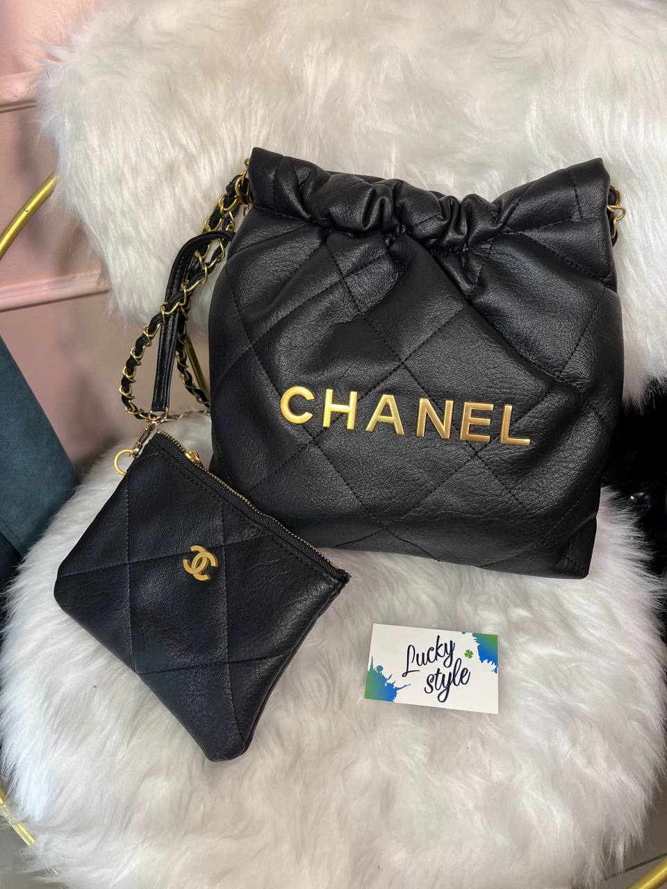 Сумка-мешок Chanel маленькая 96012