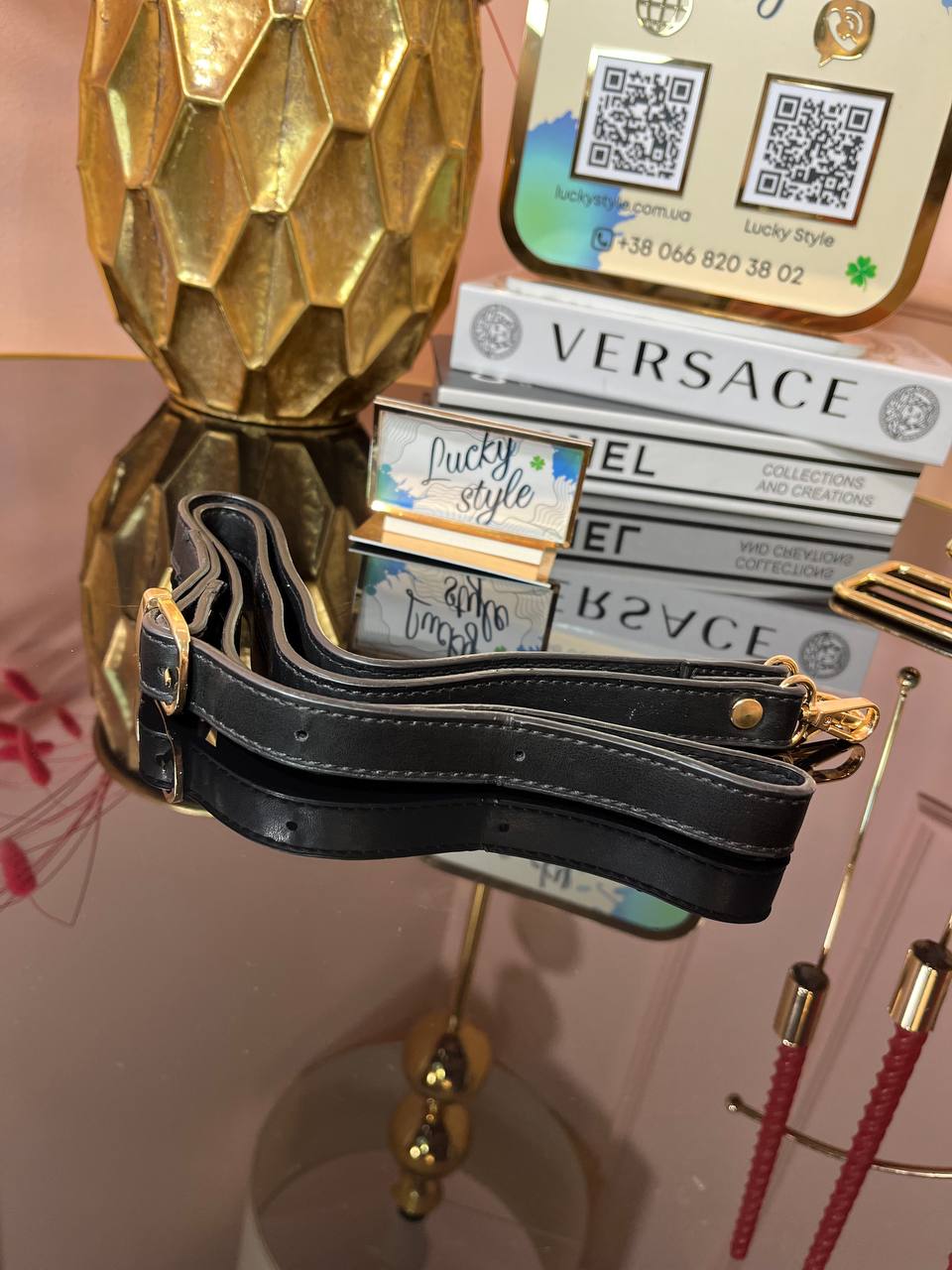 Съемный плечевой ремень черный 96057