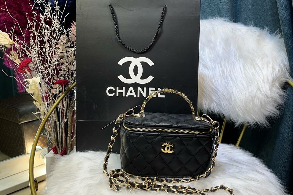 Сумка-клатч Chanel черная 96067
