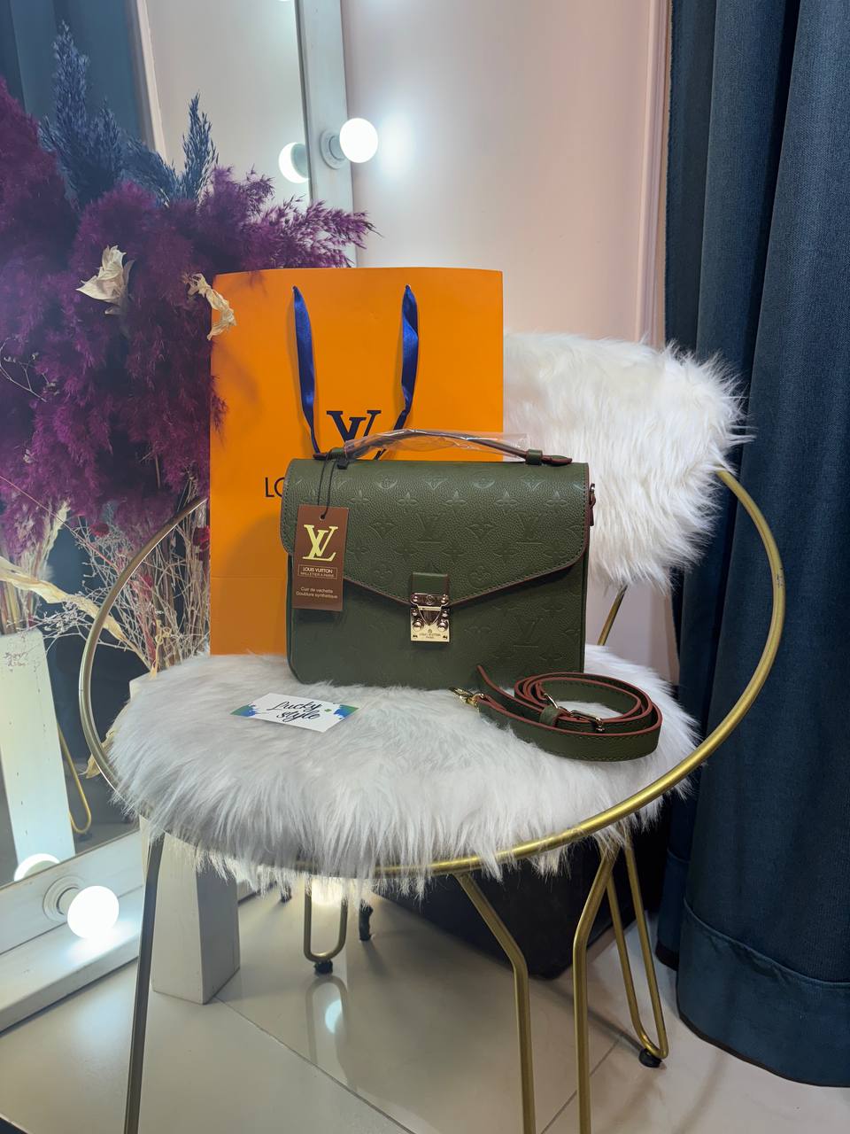 Сумка Louis Vuitton Metis зеленая 96146