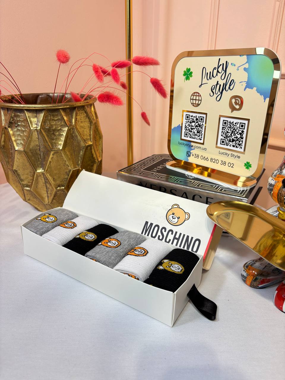 Носки Moschino высокие 6 пар 96188