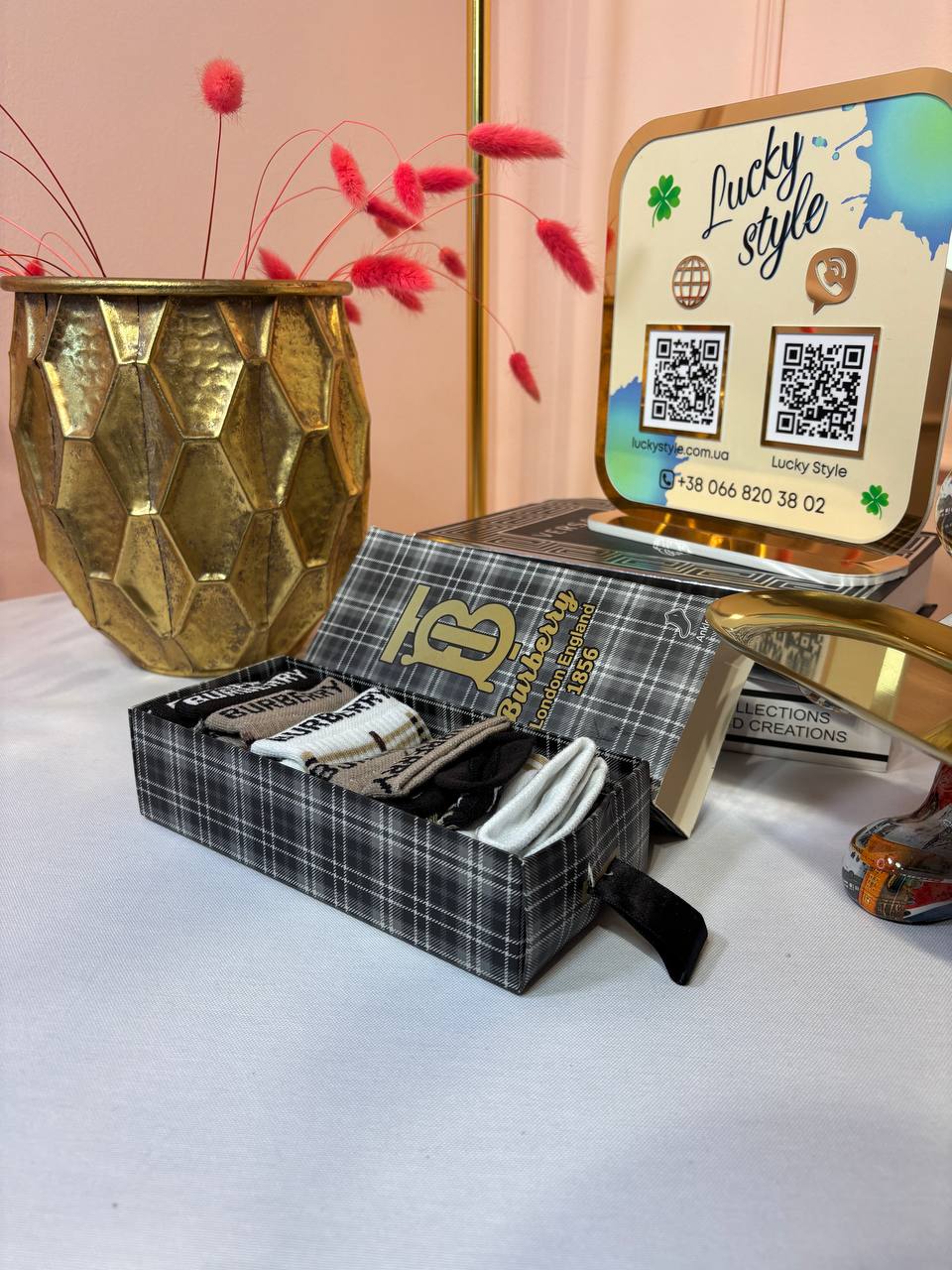 Носки Burberry низкие 6 пар 96189