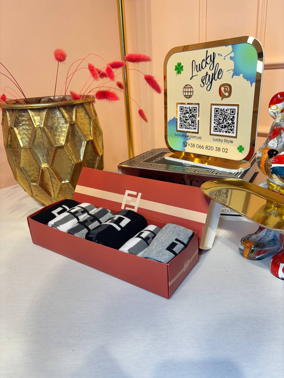 Носки Fendi высокие 6 пар 96192