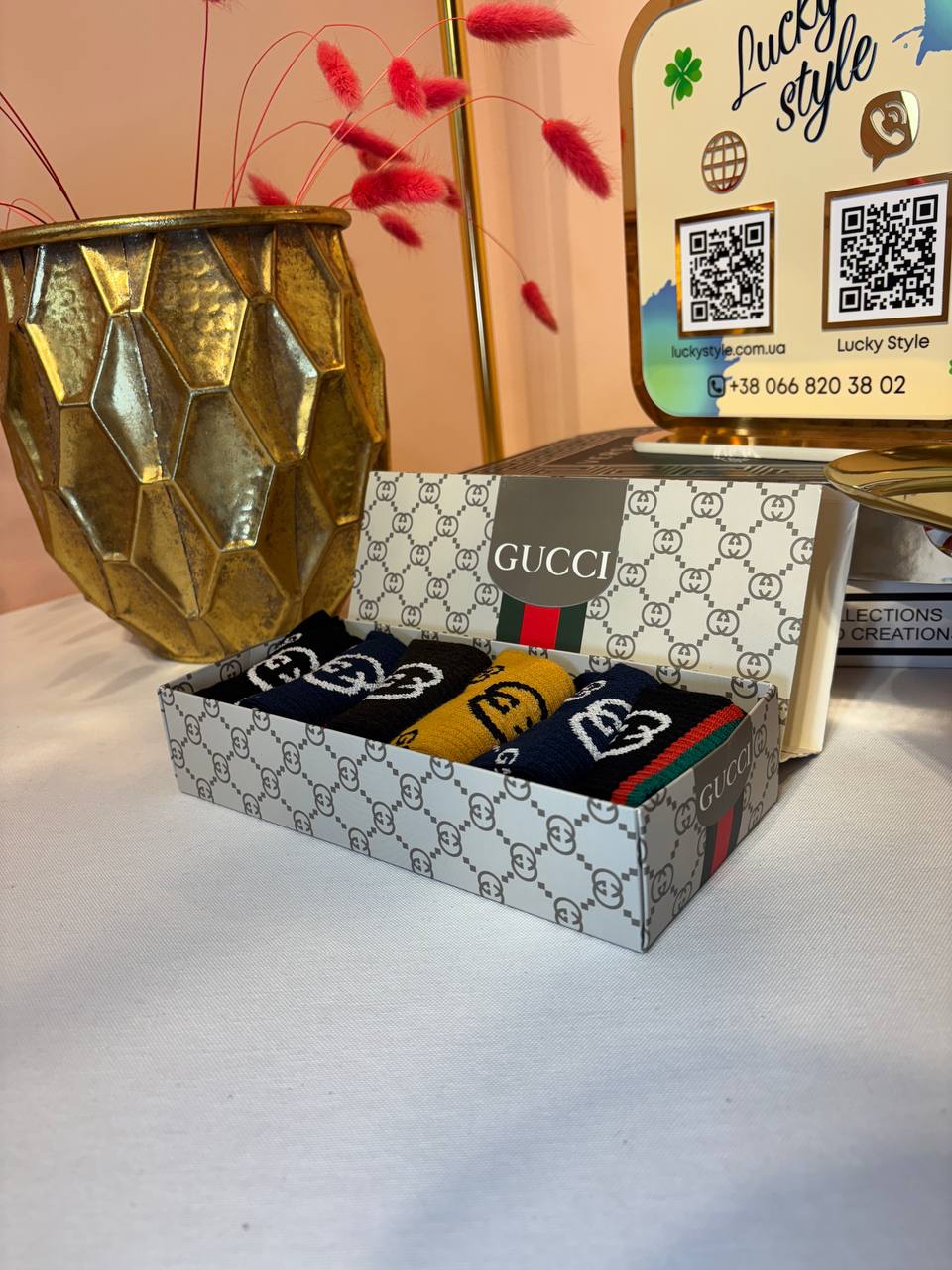 Носки Гучи низкие 6 пар 96194