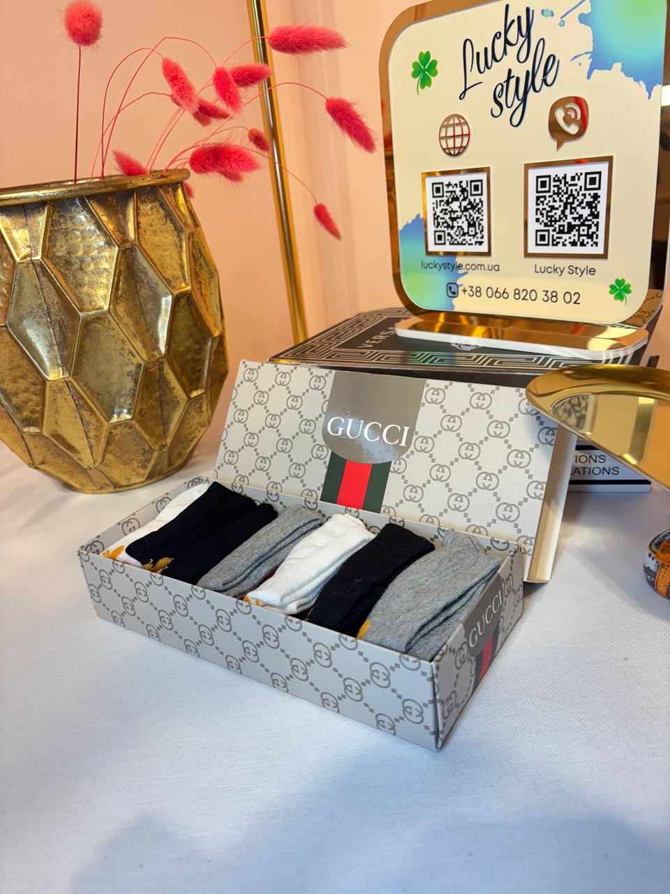 Носки Гучи низкие 6 пар 96195