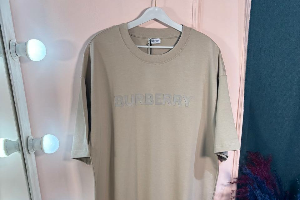 Футболка Burberry бежевая 96260