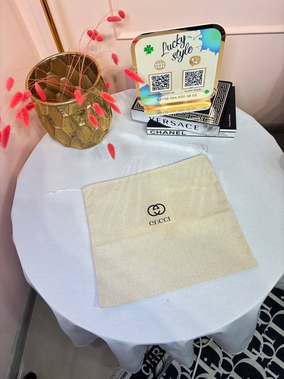 Пыльник Гучи тканевый маленький 96293