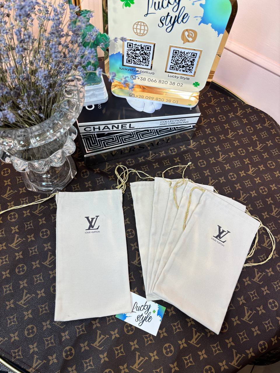 Пыльник Louis Vuitton премиум мини L для кошелька 96362