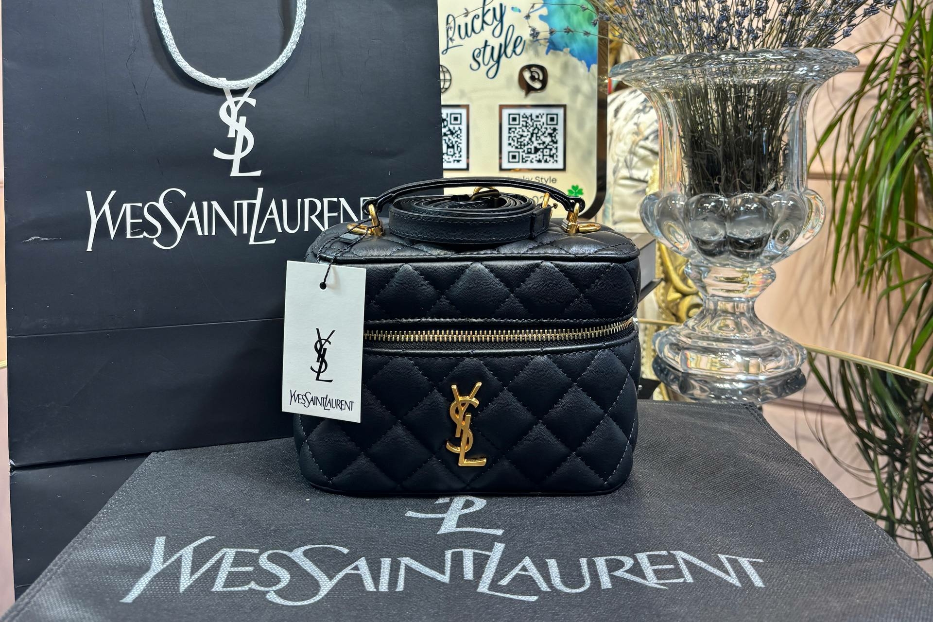 Сумка YSL Gaby черная 96401