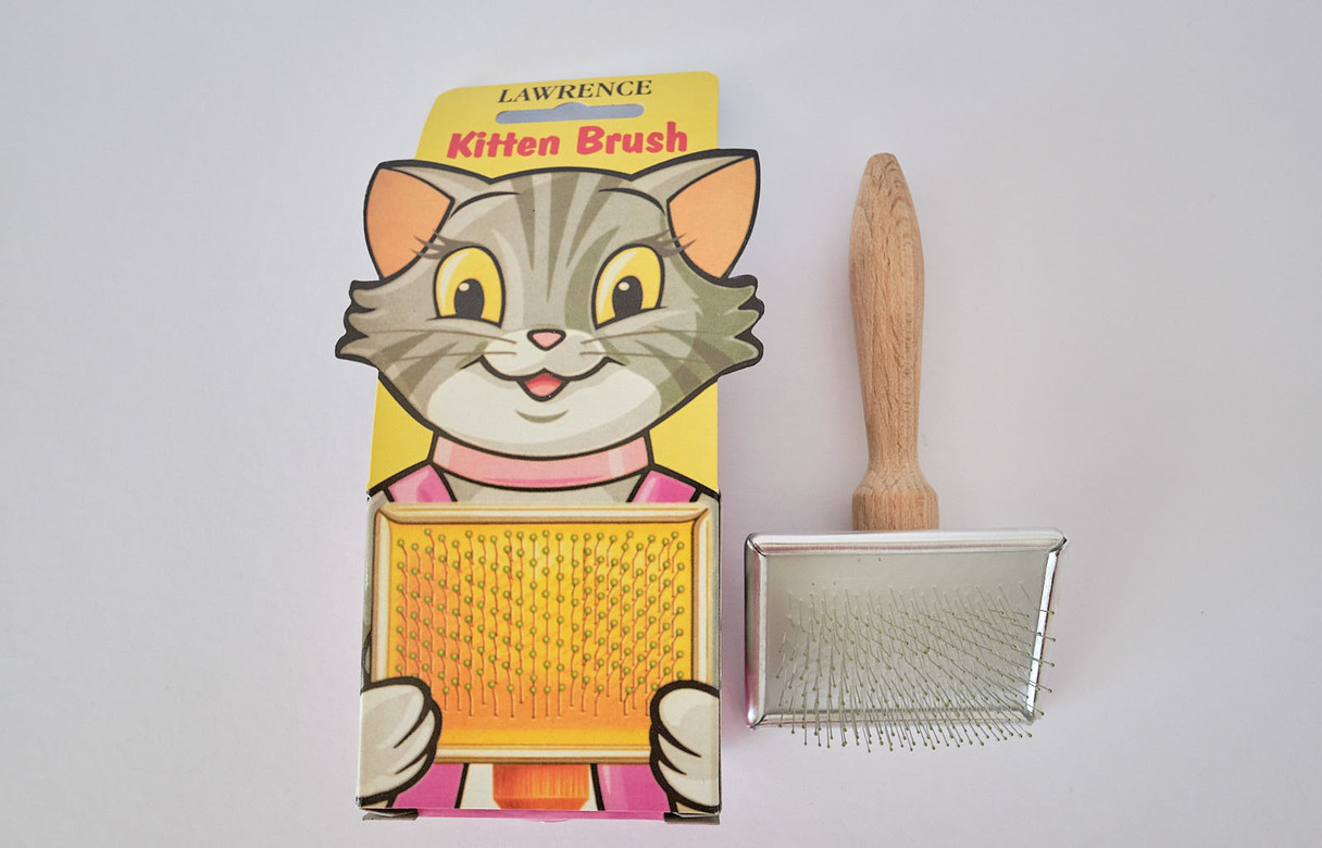 Lawrence Kitten Slicker-Bürste für Katzenbabies