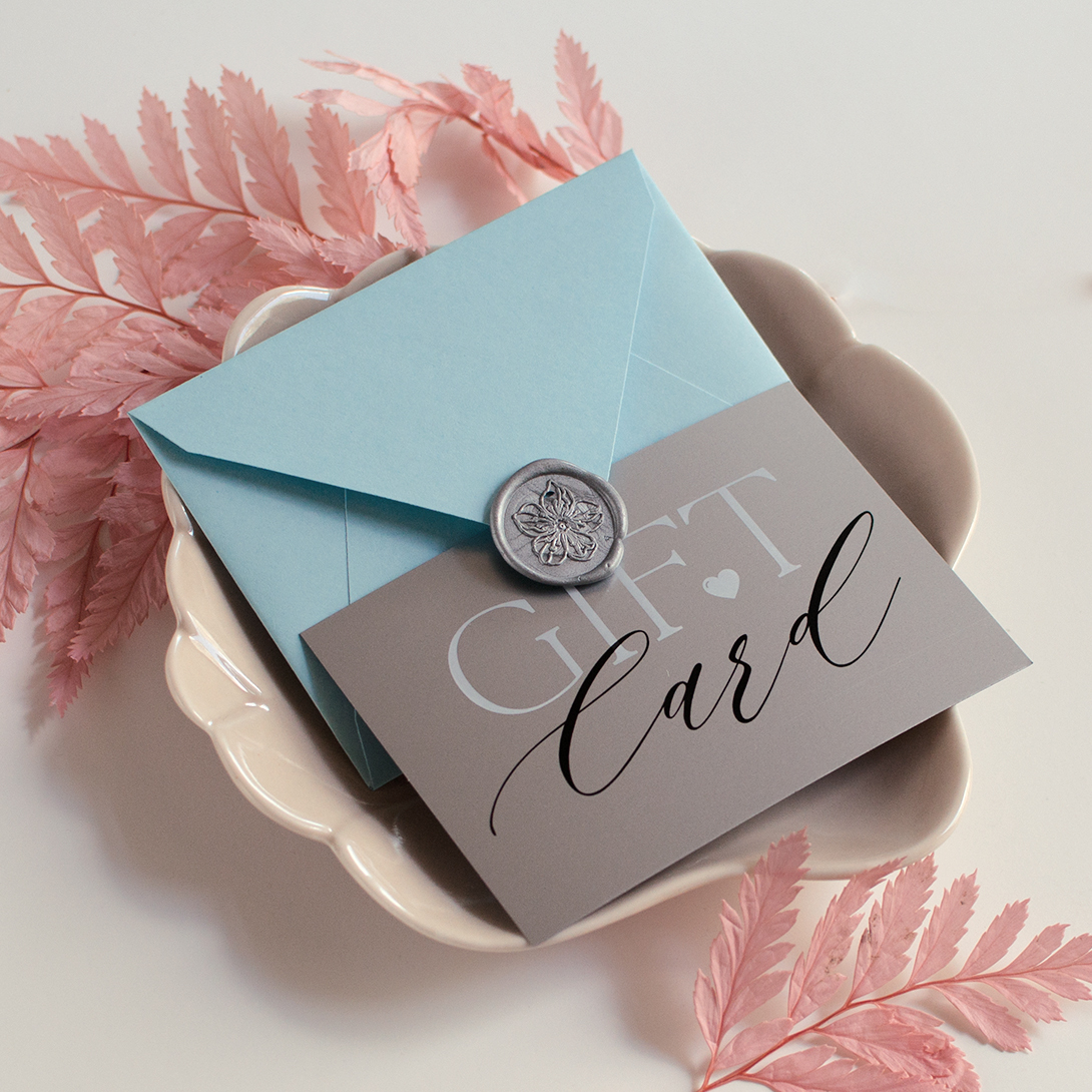5 Универсальных МИНИ Сертификат С КОНВЕРТАМИ Gift card INSTOCK