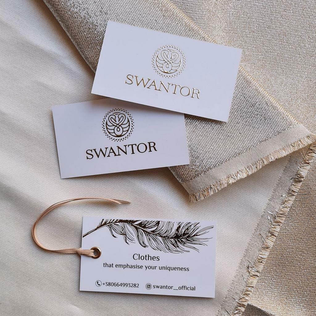 Візитівки паперові з Фольгою