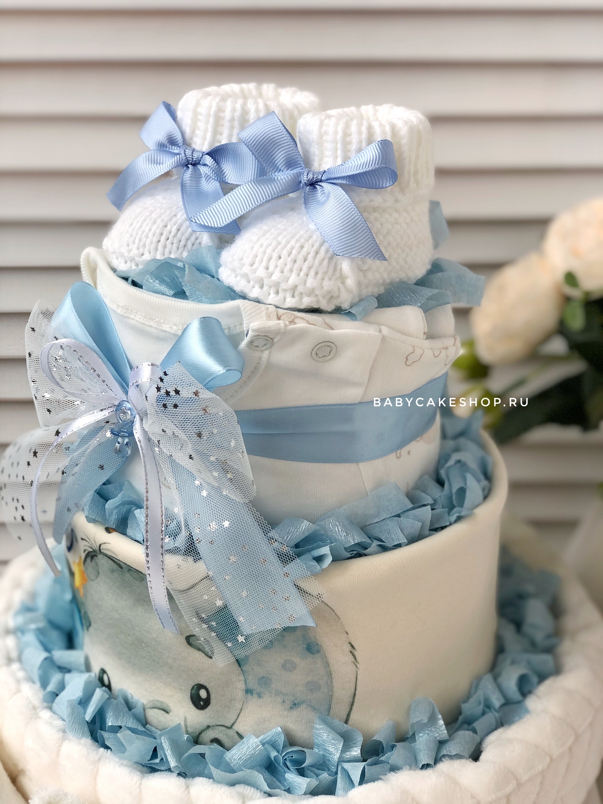 Торт из подгузников - Идеальный подарок на рождение ребенка - Поколдзия