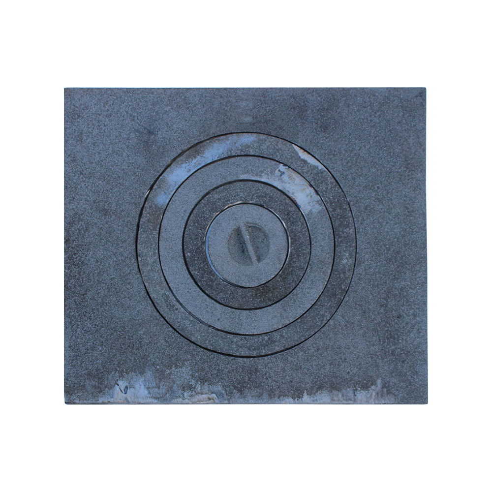 Плита однокомфорочная земляная 410х350 чугунная