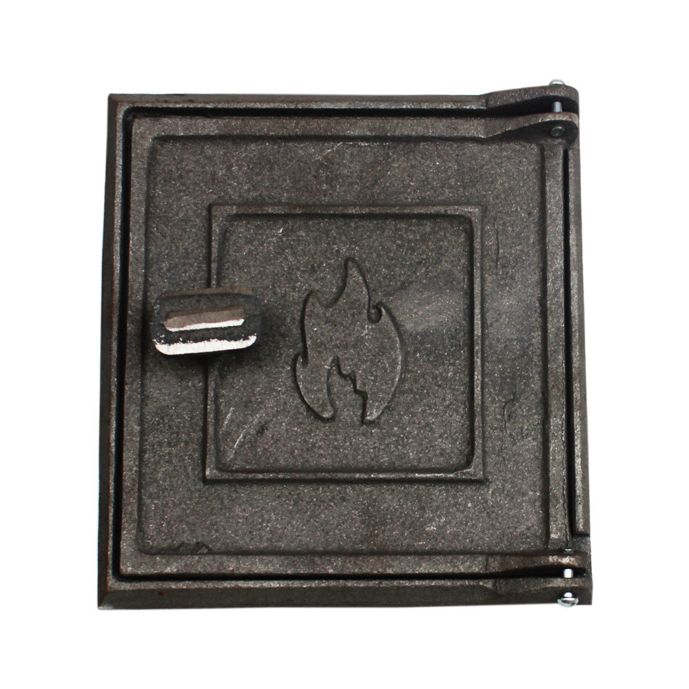 Дверка топочная огонек с закр. 210х220 чугунная